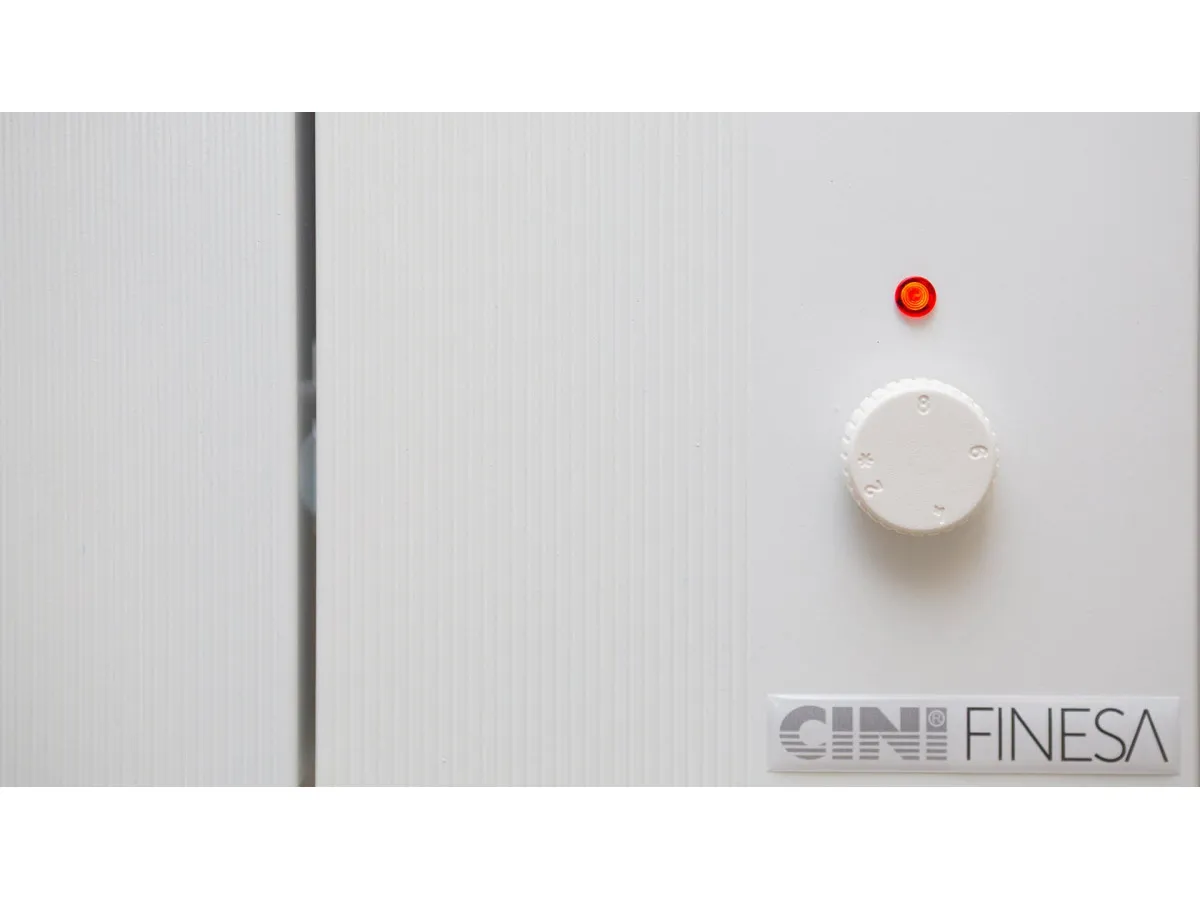 CINI RADIJATOR FINESA MONO, ELEKTRIČNI, 404X800, BELI, BELA PREČKA 4E208BMB 