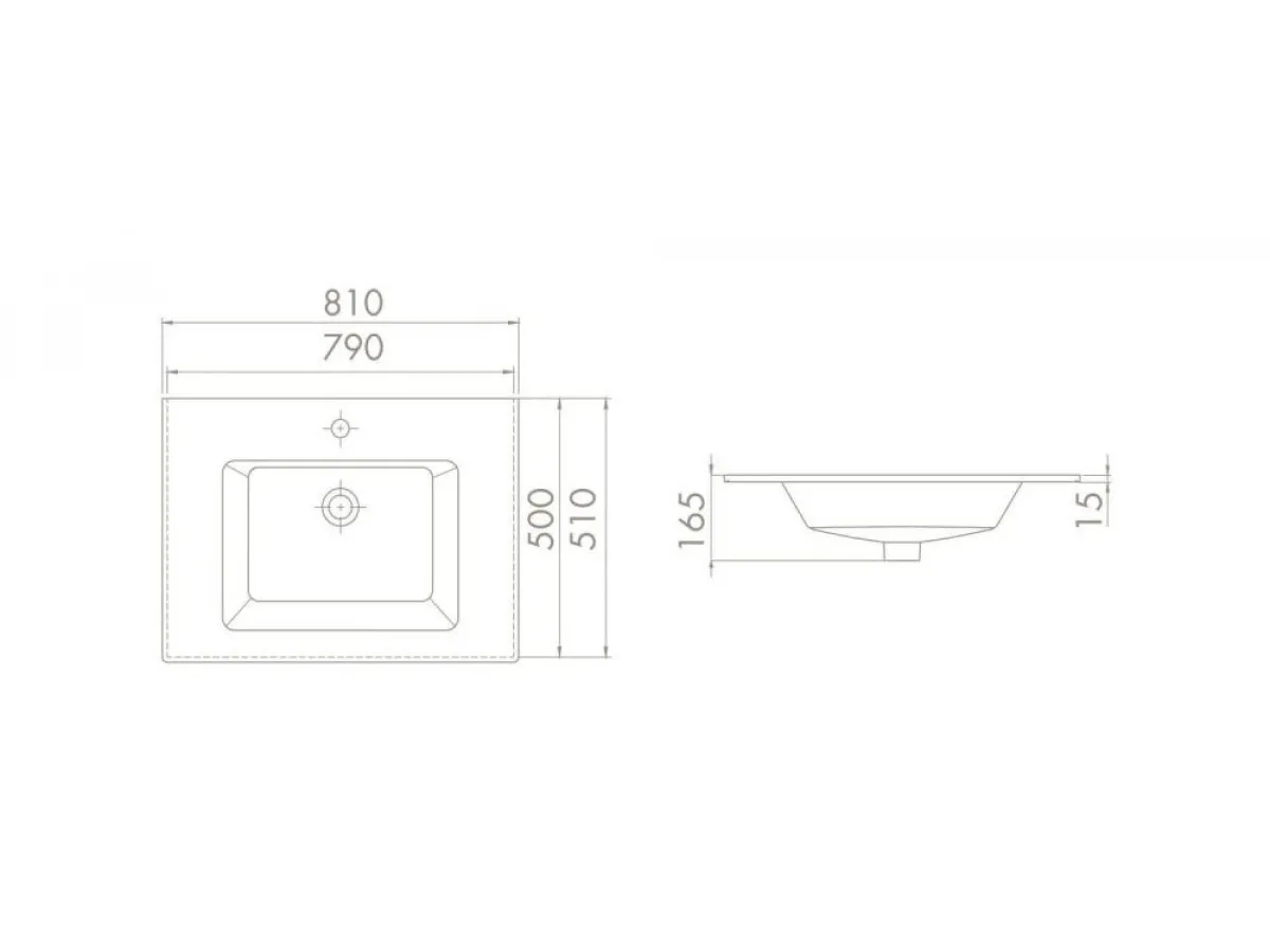 TURKUAZ IBIZA 81 CM LAVABO 50300 U 