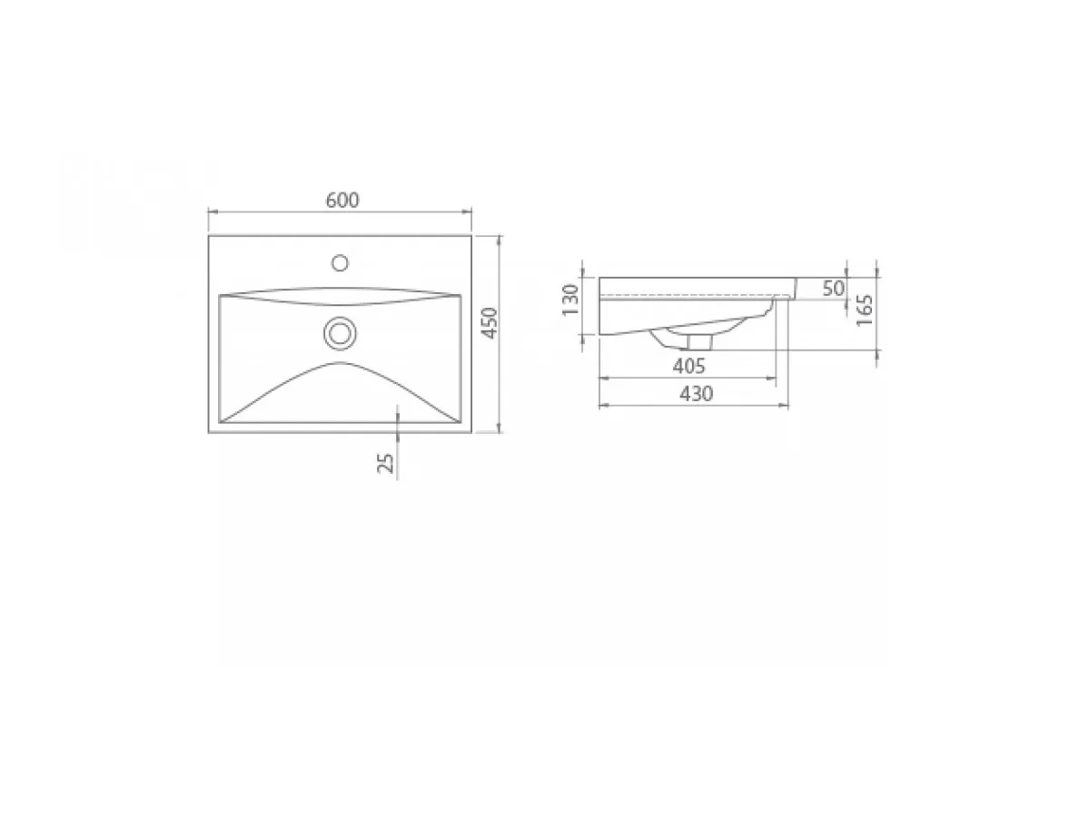 TURKUAZ ELITE 60 CM LAVABO 32000 U 