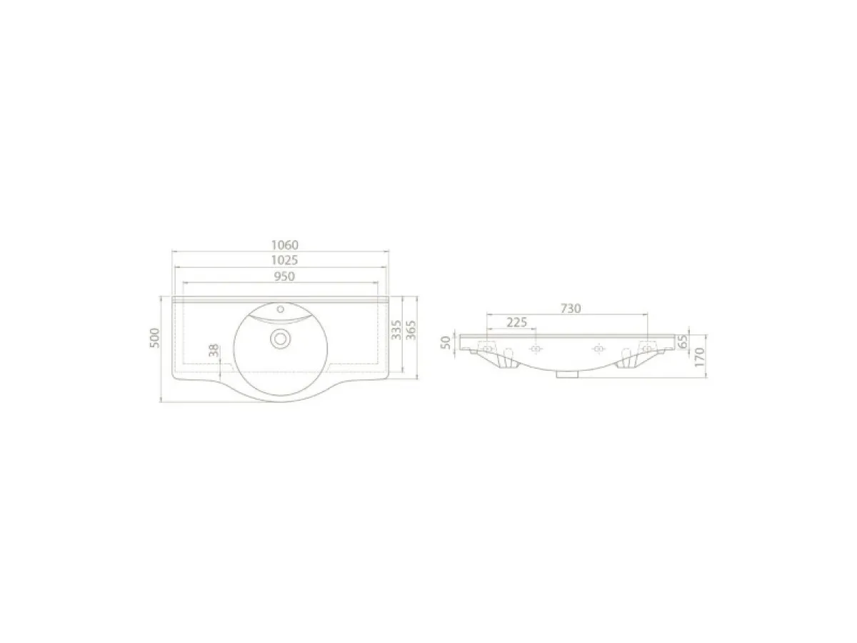 TURKUAZ NIL 105 LAVABO 66700 U 