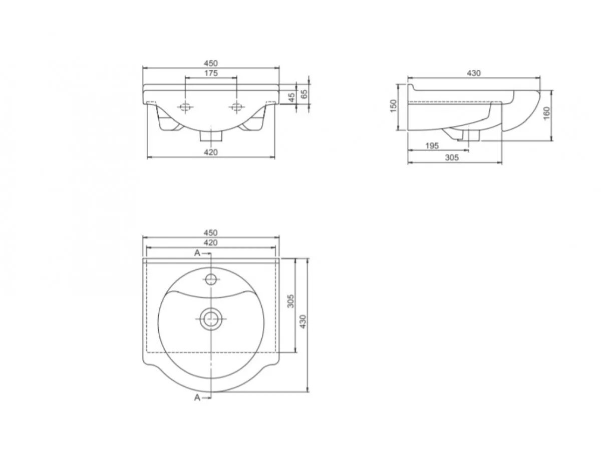 TURKUAZ NIL 45 LAVABO 66200 U 