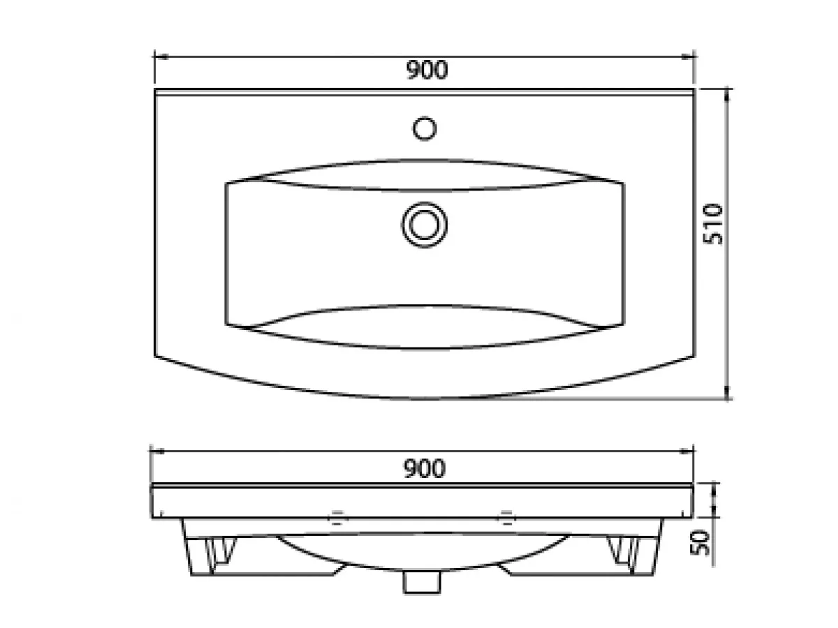 TURKUAZ PLUS 90 LAVABO 90100 U 