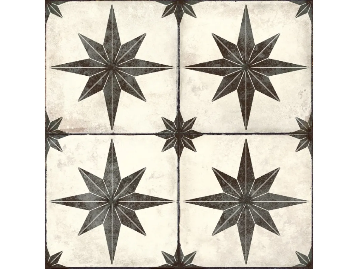 BAL STAR BLACK 45X45, 1.62m2 