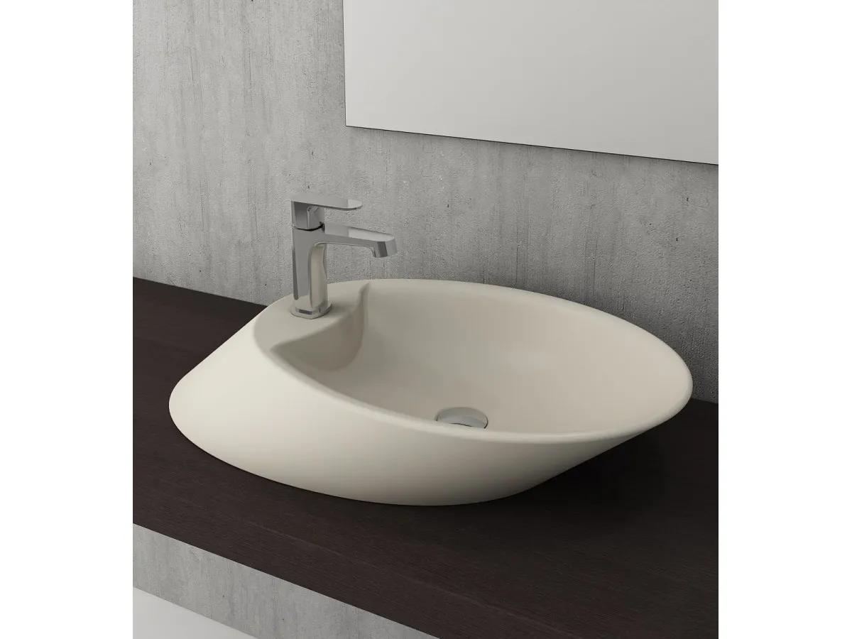 BOCCHI VESSEL SA RUPOM  LAVABO 72 CM  - MAT JASMIN 2021-007-0126 