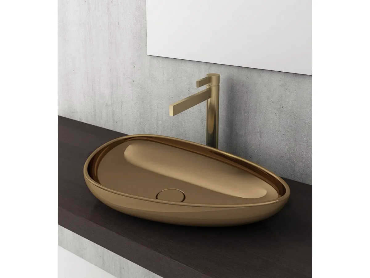 BOCCHI ETNA  LAVABO 58 CM - SJAJNA ZLATNA 1114-402-0125 