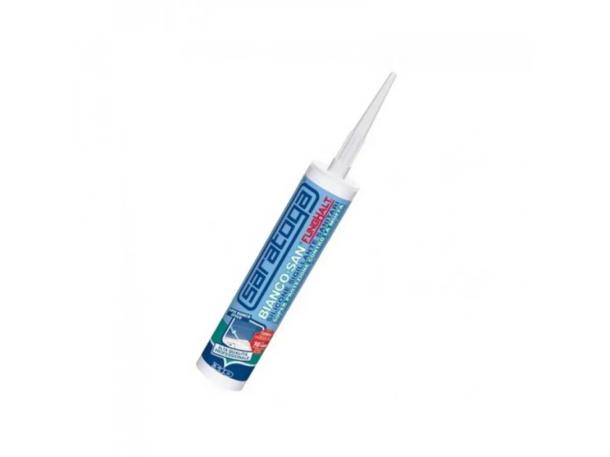 SARATOGA SILIKON BIANCO SAN 310ML TRANSPARENTNI 1003 