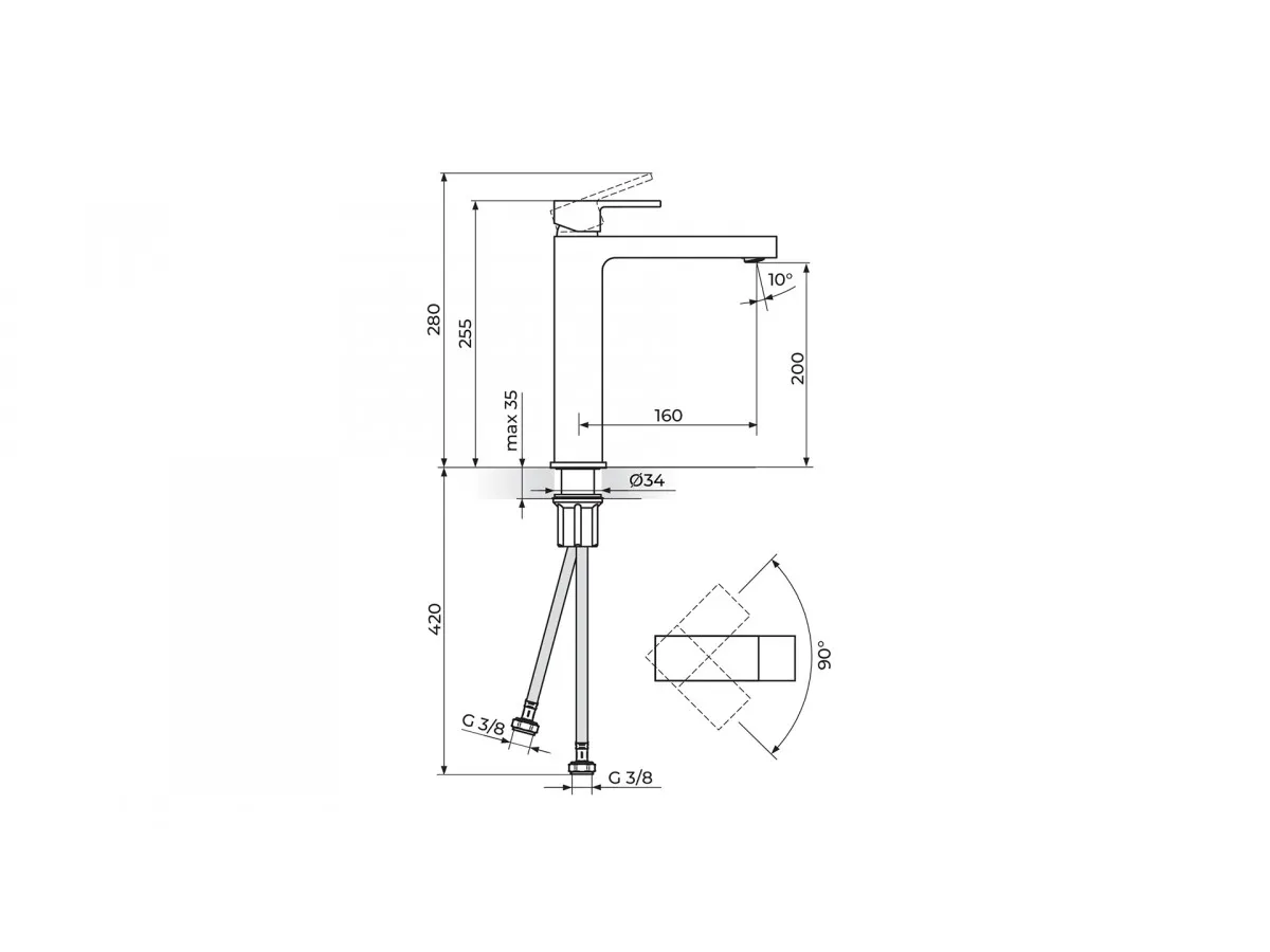 Rosan Baterija Za Lavabo L Jq30109B 