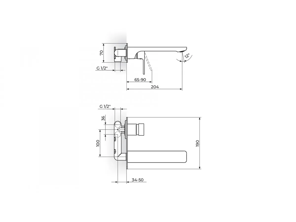 Rosan Uzidna Baterija Za Lavabo Jq31401Bb 