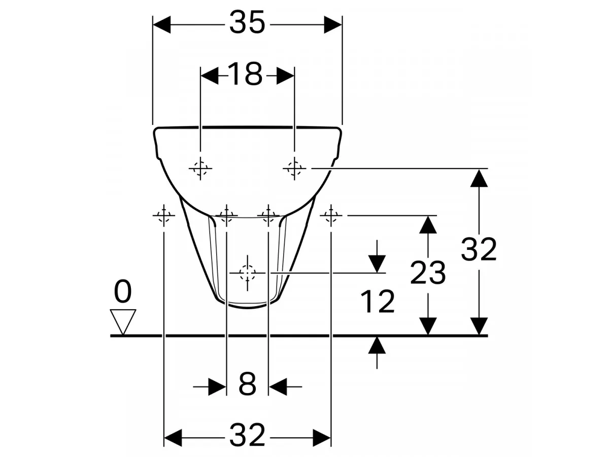 Geberit Selnova konzolni bide 500.264.01.1 