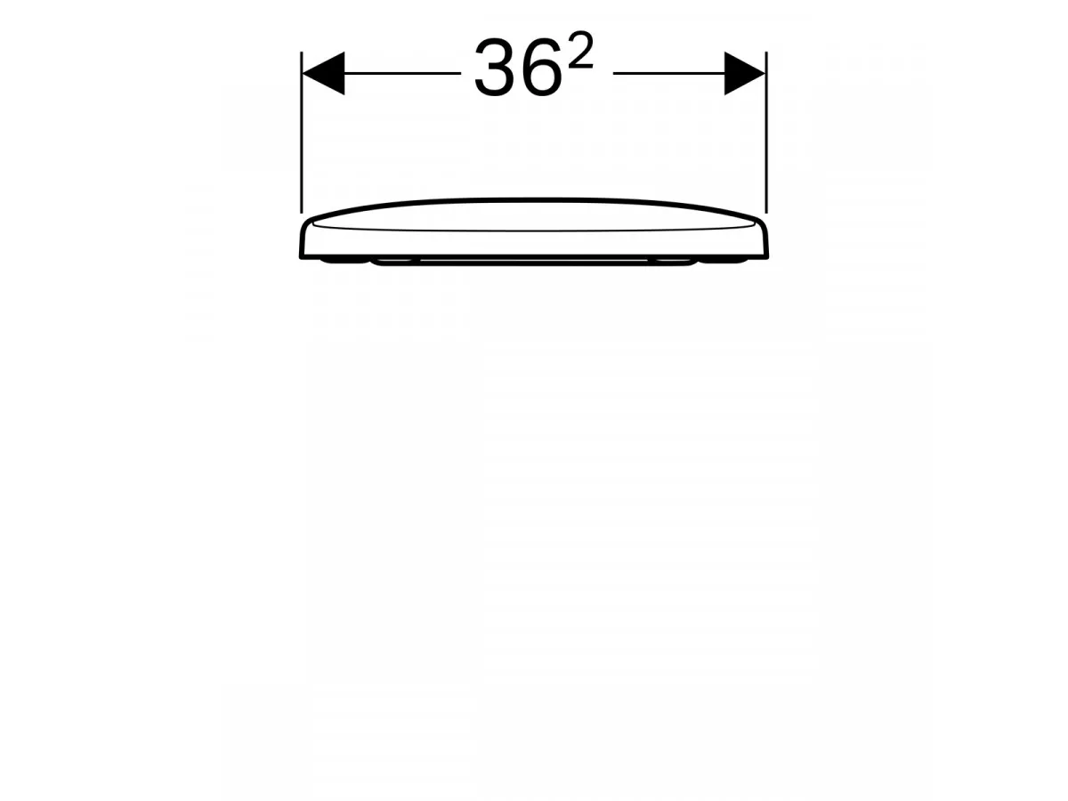 Geberit Selnova WC daska, pričvršćenje sa gornje strane  500.337.01.1 
