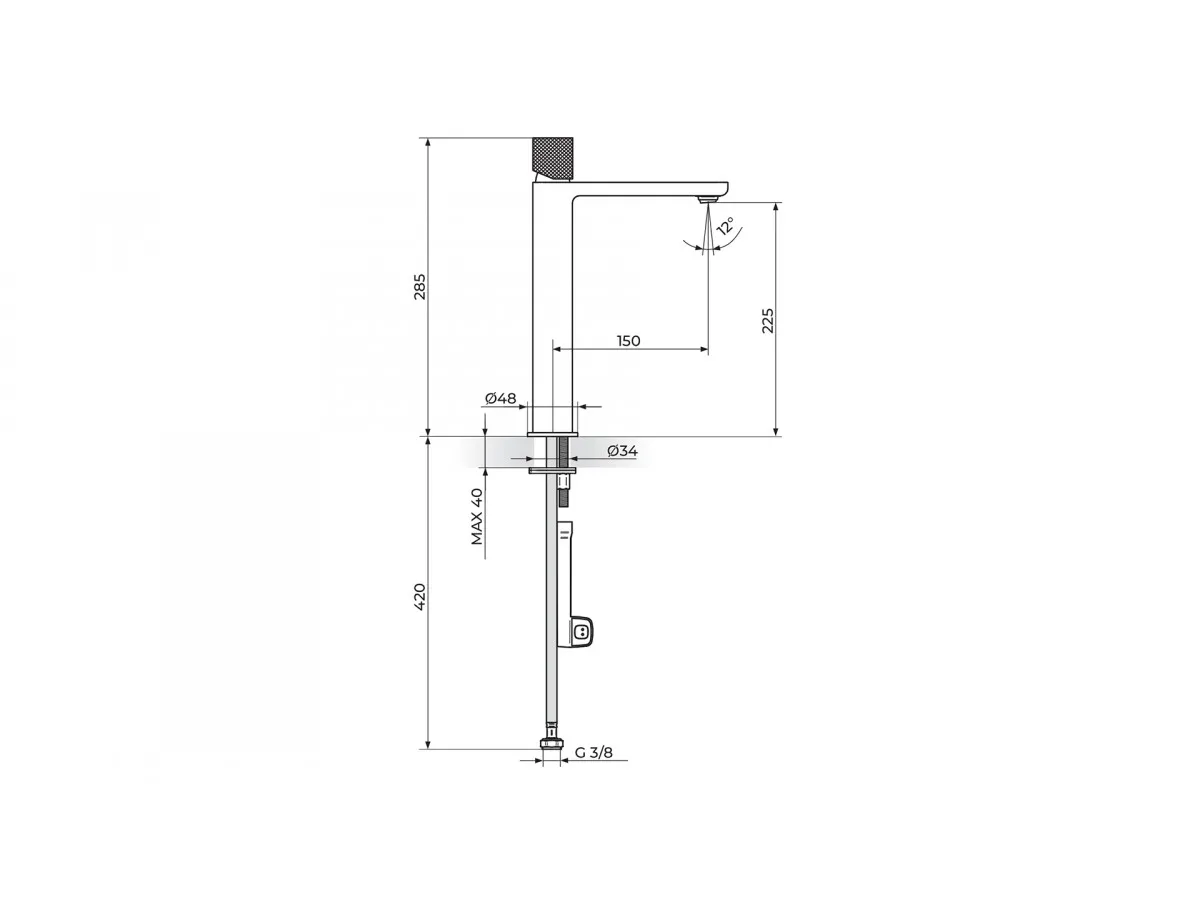 Rosan Baterija Za Lavabo L Hladna Voda 254109Bg 