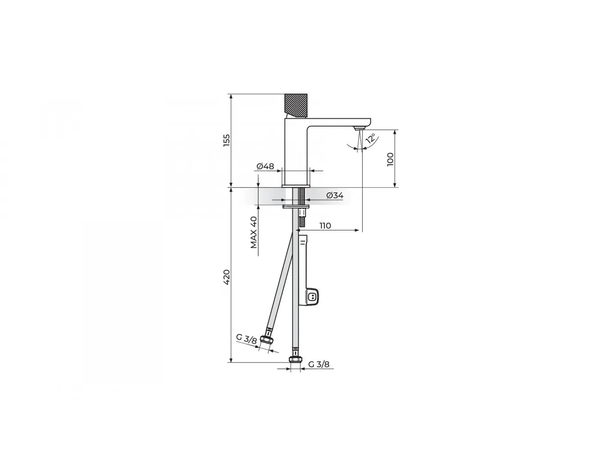 Stolz Baterija za lavabo 230101BG 