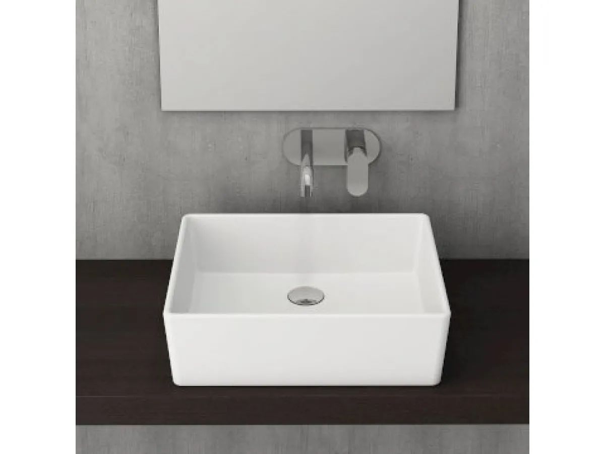 BOCCHI MILANO 50 CM BEZ RUPE LAVABO SJAJNA BELA 1215-001-0125 