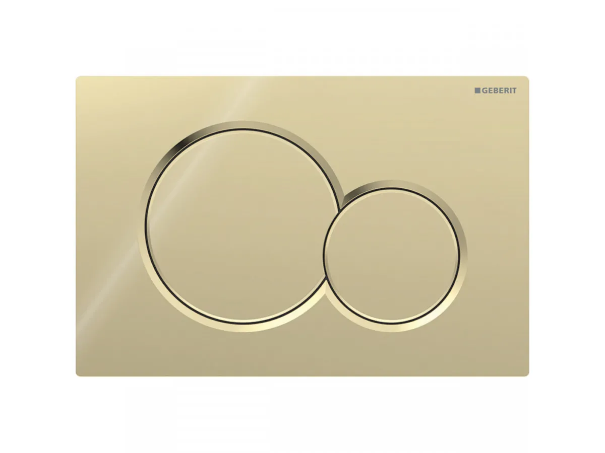 Geberit Tipka Sigma01 115.770.Dt.5 Za Dvokolicinsko Ispiranje: Nerdjajuci Mesing 