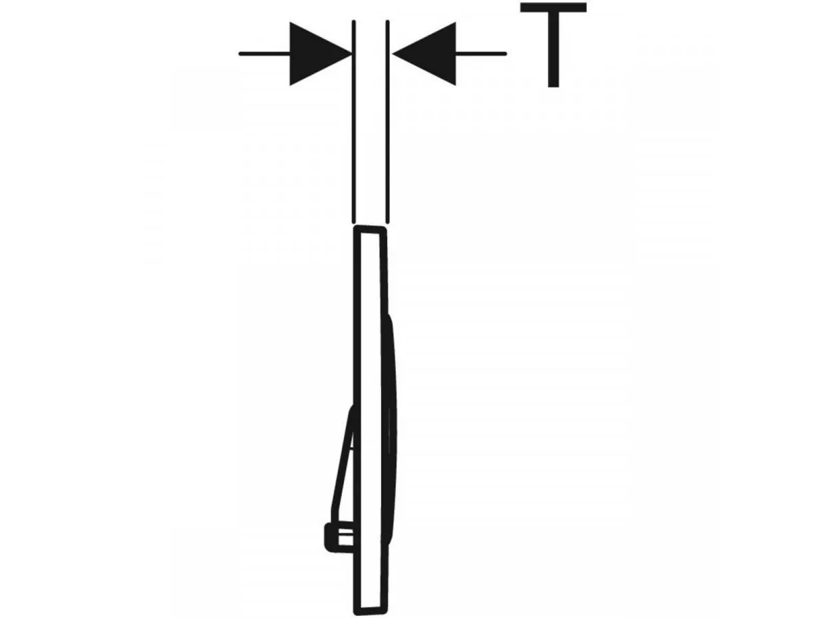 Geberit Tipka Sigma20 115.882.Sn.1 Inox Cetkani/Polirani/Cetkani 