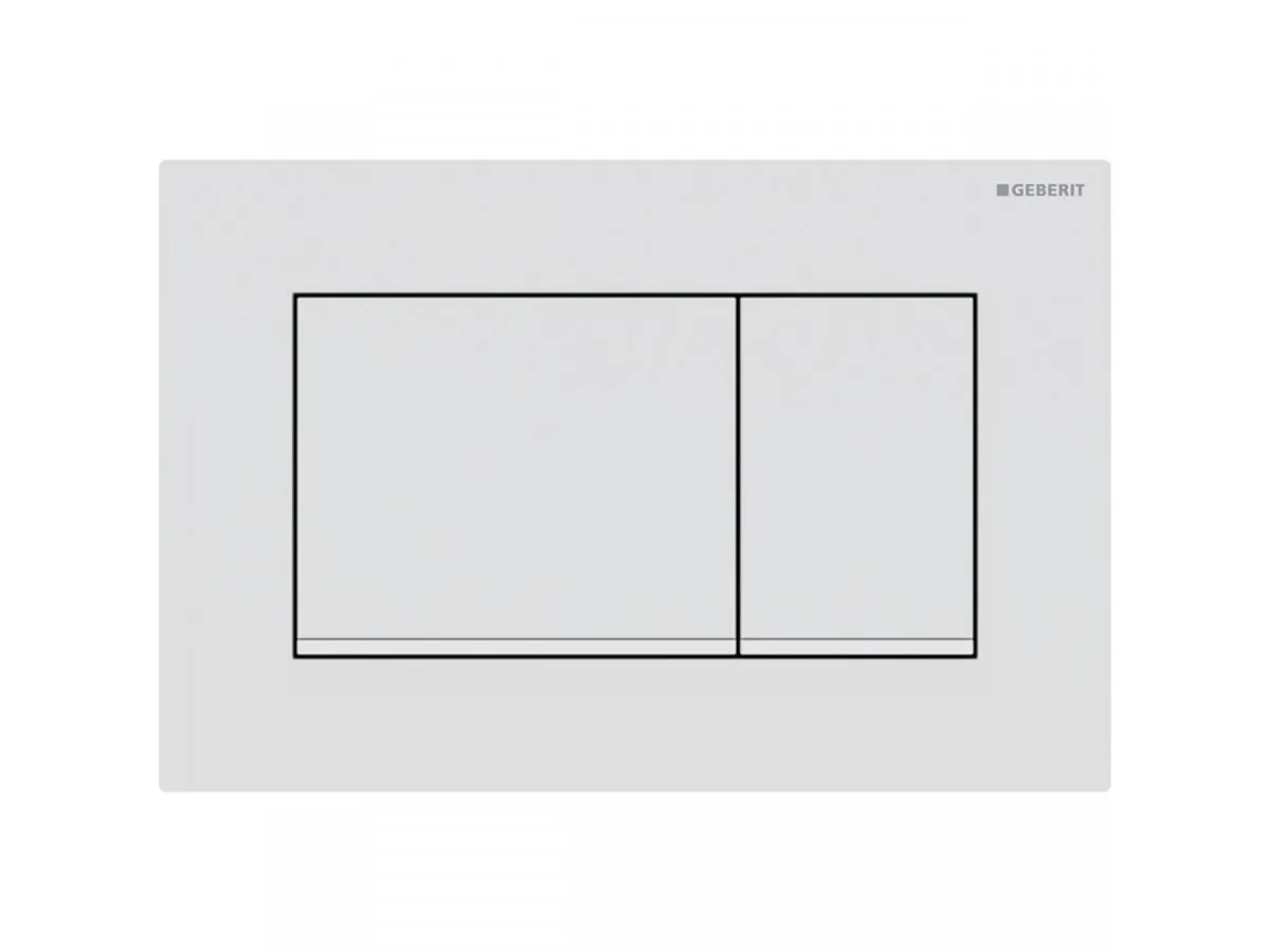 Geberit Tipka Sigma30 115.883.01.1 Bela/Mat/Lakirani 