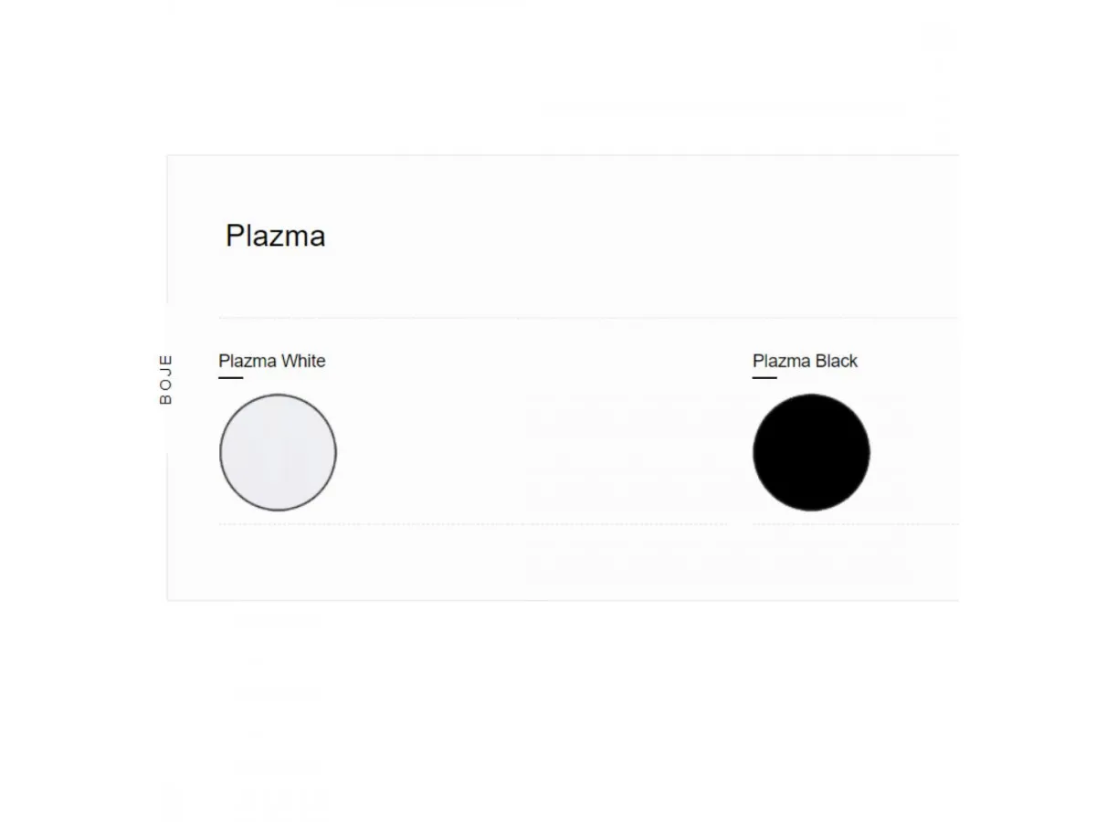 PINO ART PLAZMA 85 BLACK ORMARIC SA UMIVAONIKOM 244 