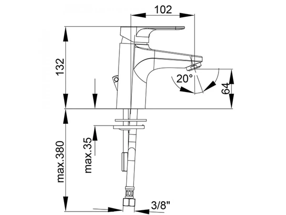 Herz Infinity Baterija Za Umivaonik I10 00004 