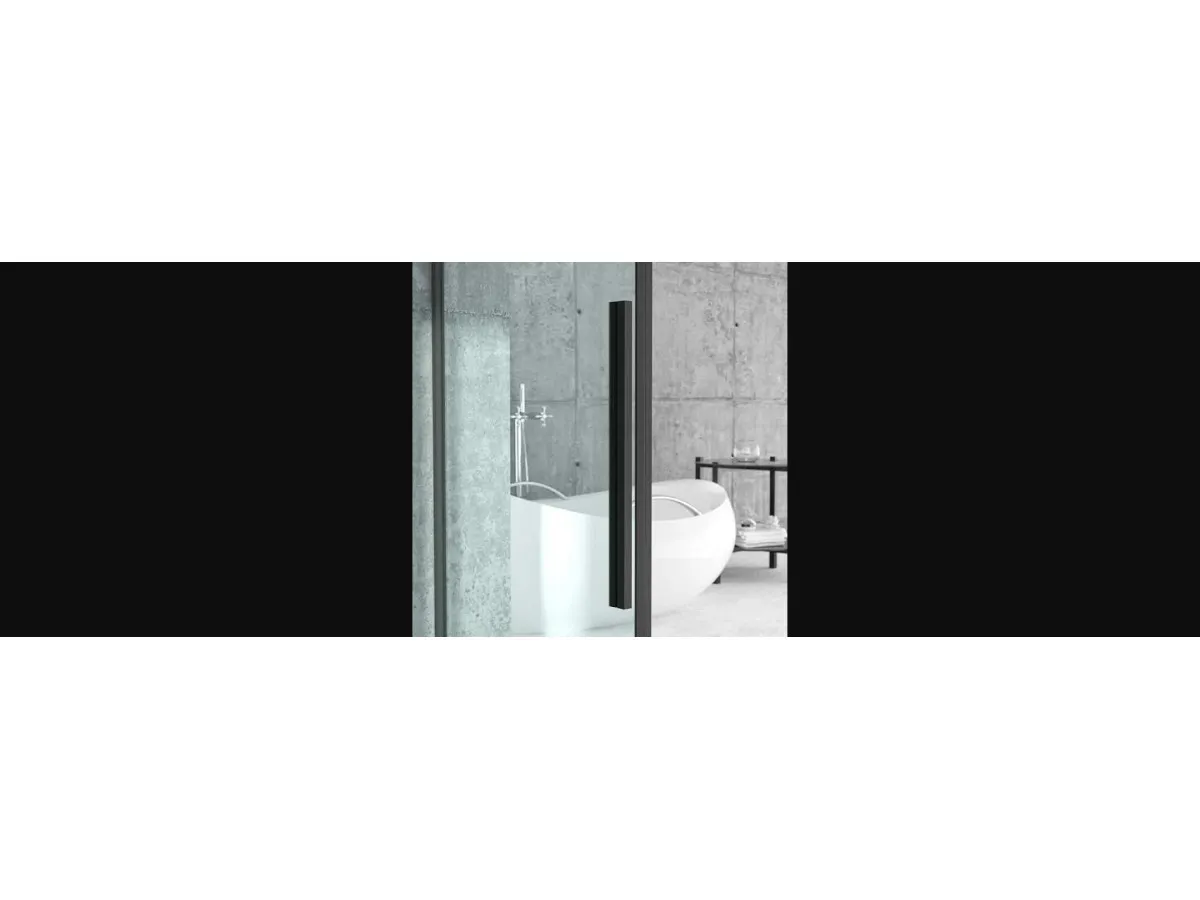 DIP TUS KABINA CRNA BR6631CA-90 90x90cm visina 1950mm ,providno staklo 6mm 