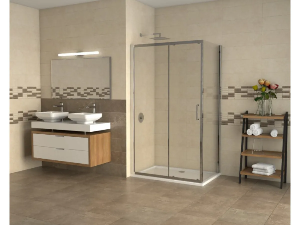 Concept tus kabina atlas 90x80x195cm 6mm providno staklo C-02-4009/4080 