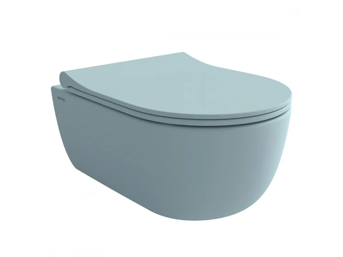 BOCCHI V-TONDO RIMLESS KONZOLNA SOLJA SA DASKOM MAT PLAVA 1417-029-0129 