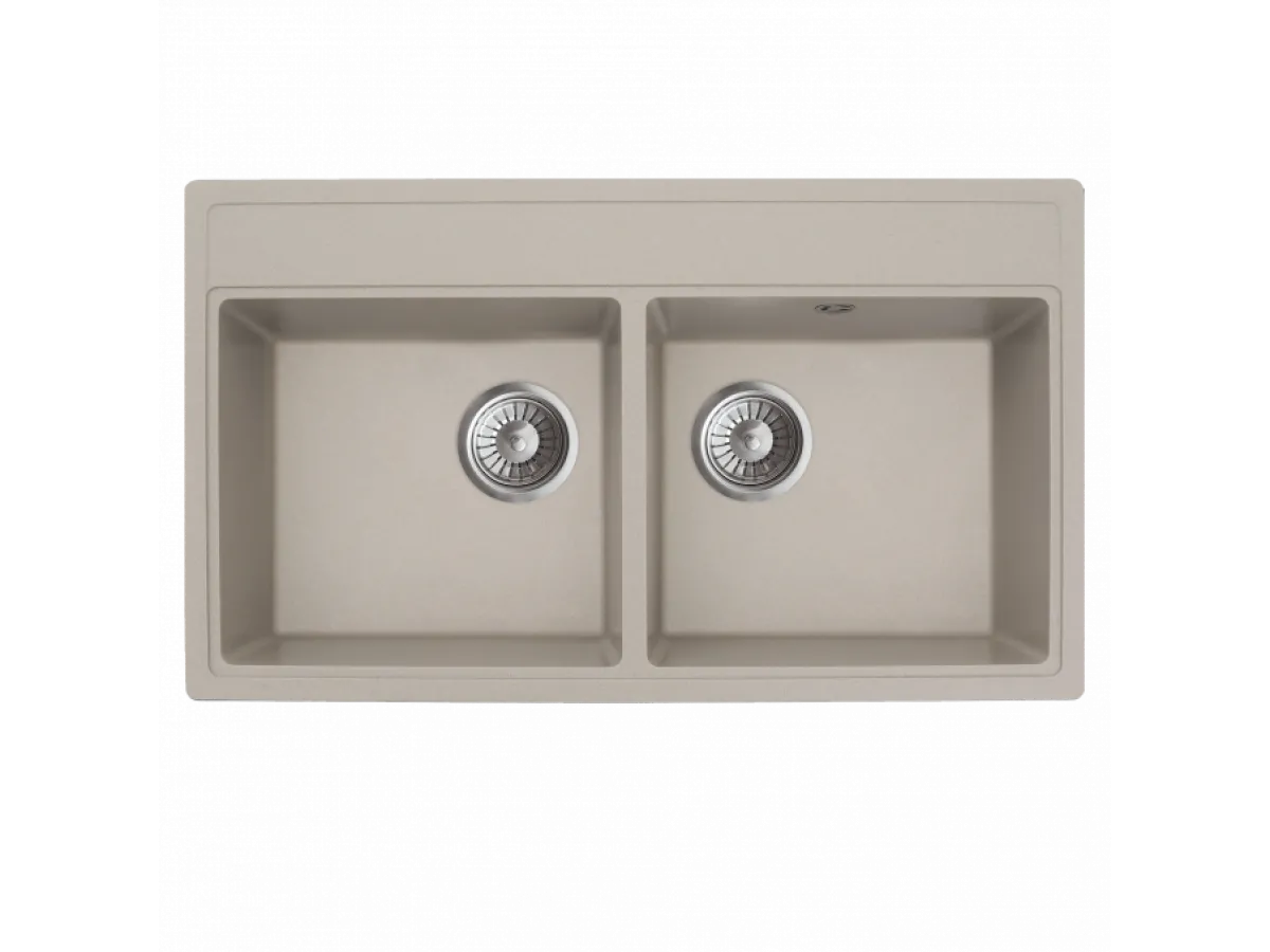 Milo Granitna sudopera MILO METRO 76x44 Pure sand sa sifonom dupla MET.P.2KBO 