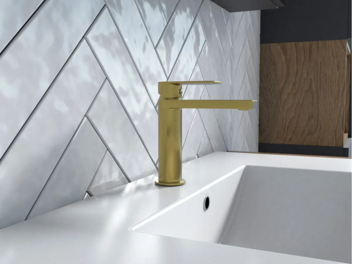 Cop Baterija za lavabo COPEN NOOK bruseno zlato C-01-100BTG 