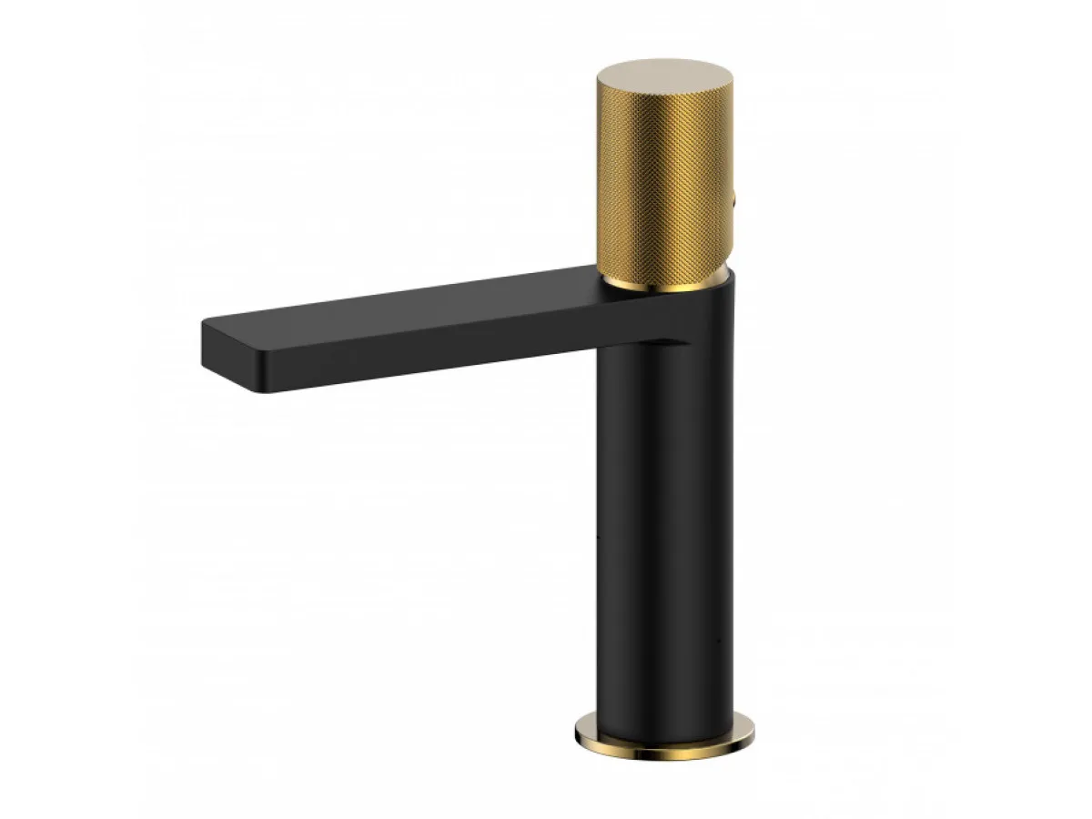 Cop Baterija za lavabo COPEN NOOK GRIP mat crna / bruseno zlato C-01-102MB/BTG 