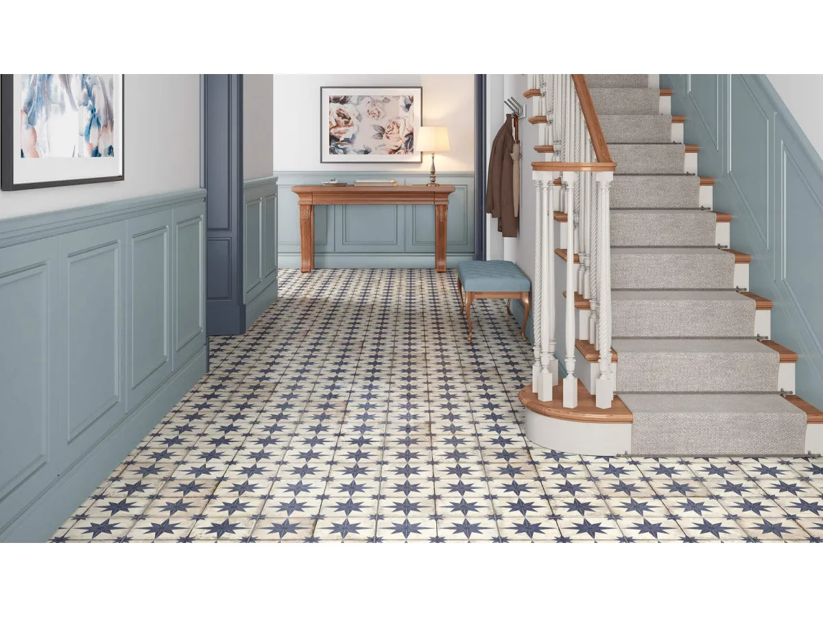 BAL STAR BLUE 45X45, 1.62m2 