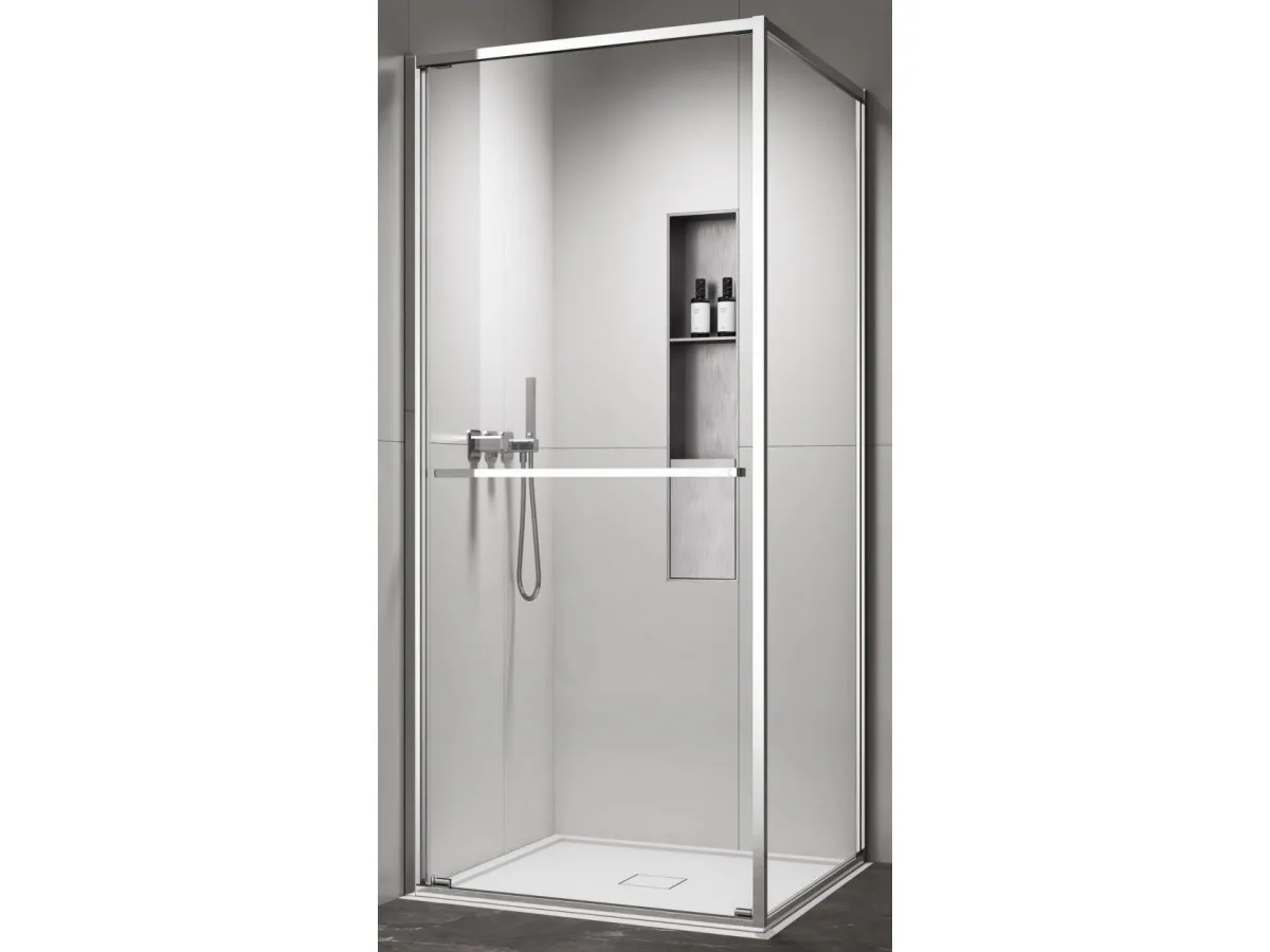 COPEN Tus kabina  ATLAS PRO 1V 900x900x2000 hrom, staklo 6mm providno C-02-43K9001V 