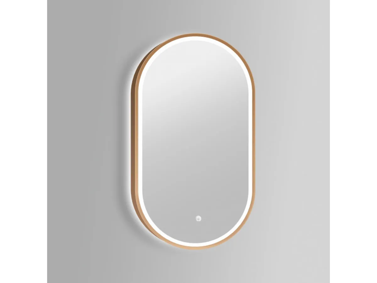 COPEN Ogledalo 500x900 sa alu ramom 40,6mm LED zlatno C-06-105G 