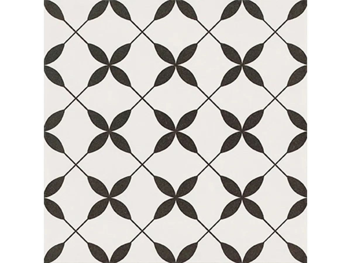 K PATCHWORK CLOVER BLACK PATTERN  29,8x29,8  1.33m2 