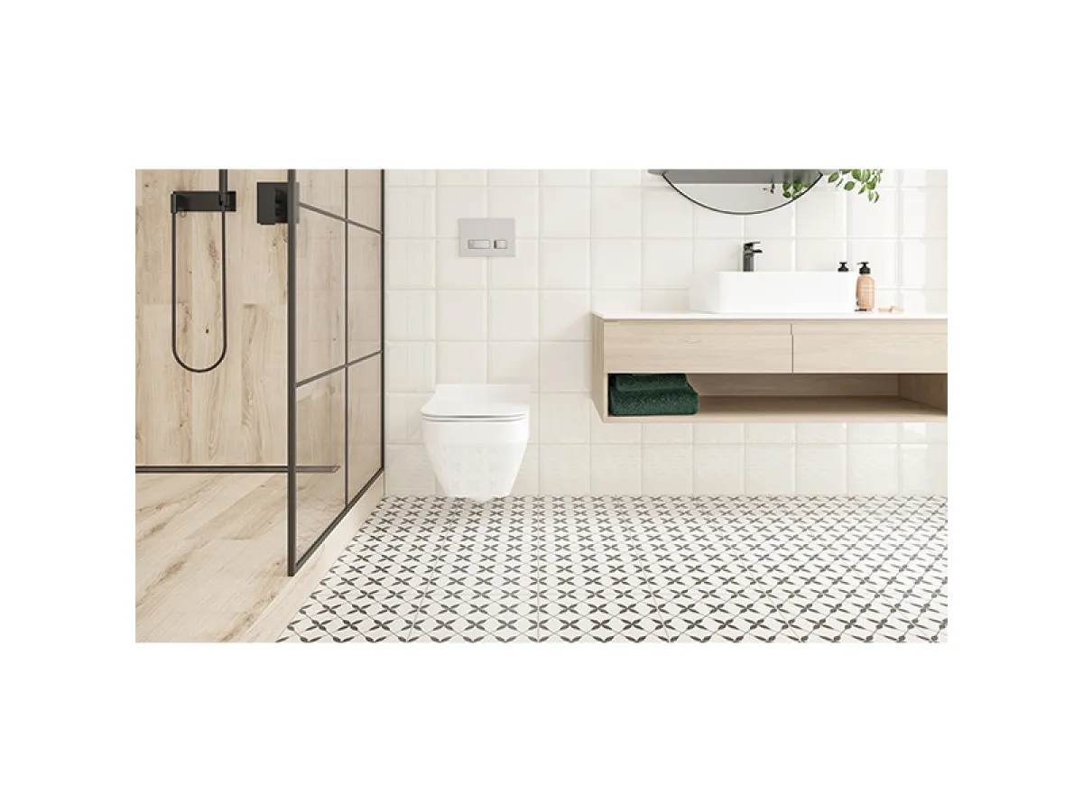 K PATCHWORK CLOVER BLACK PATTERN  29,8x29,8  1.33m2 