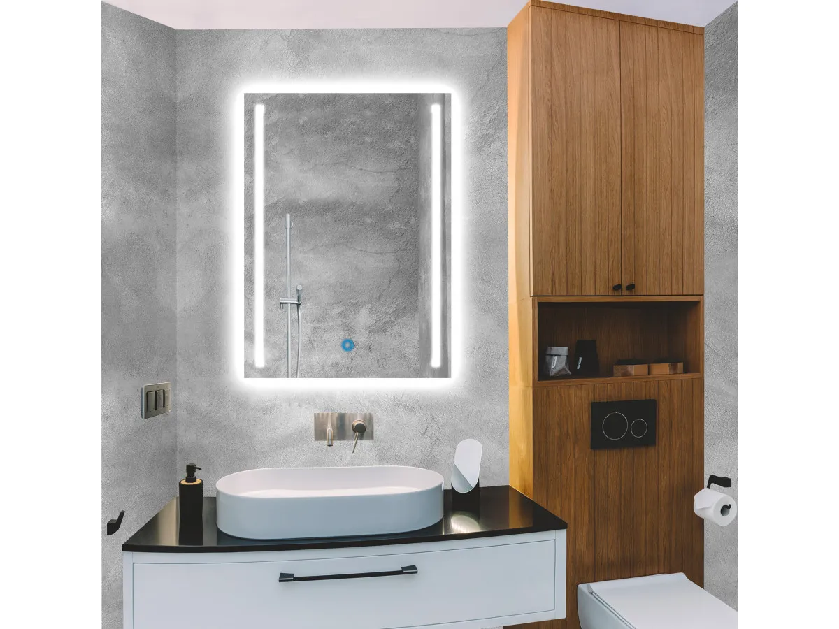 Vu LED Ogledalo Elena 50×70 – Touch + Grejac 