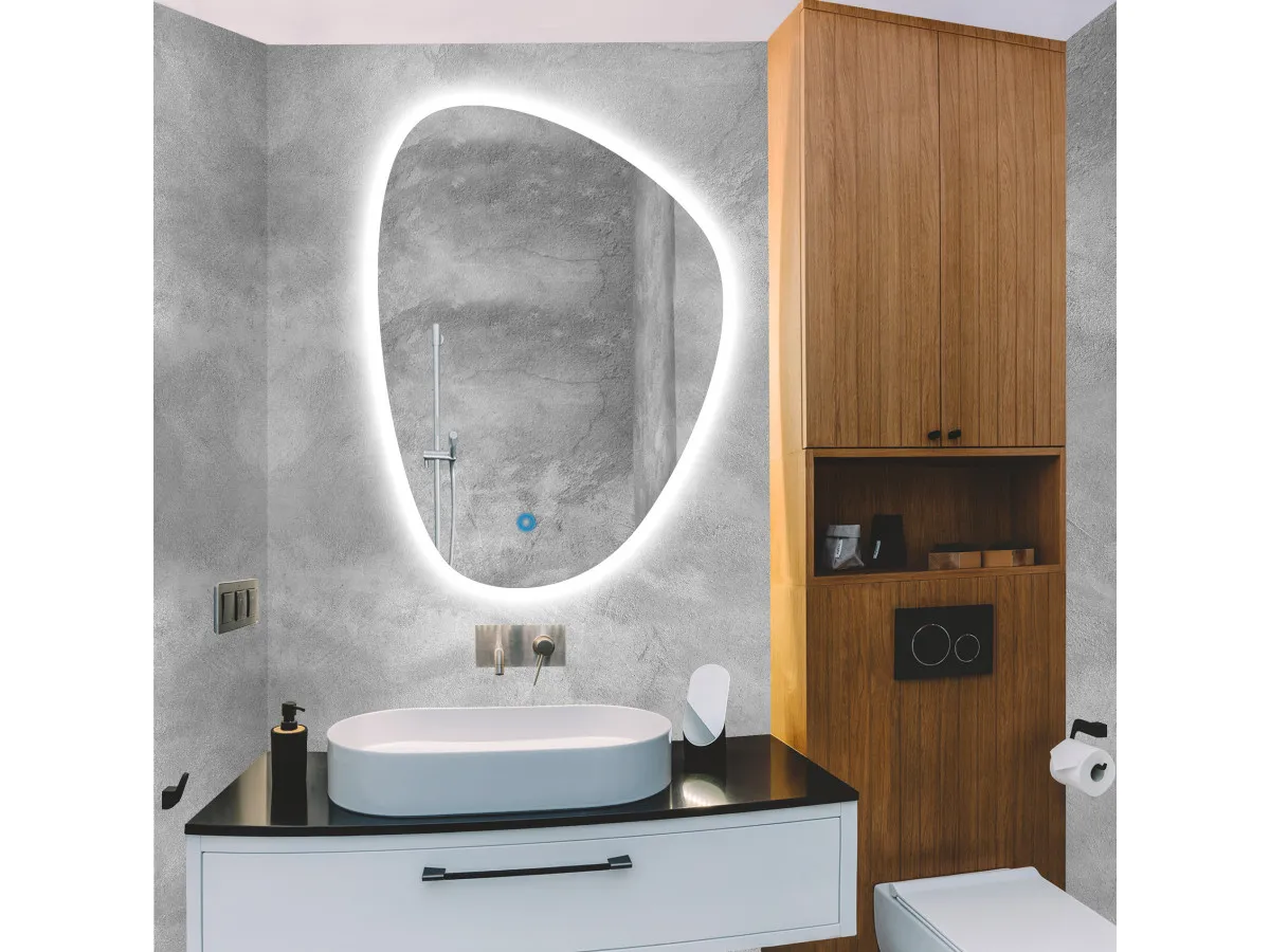 Vu LED Ogledalo Grejas 50x70cm touch 