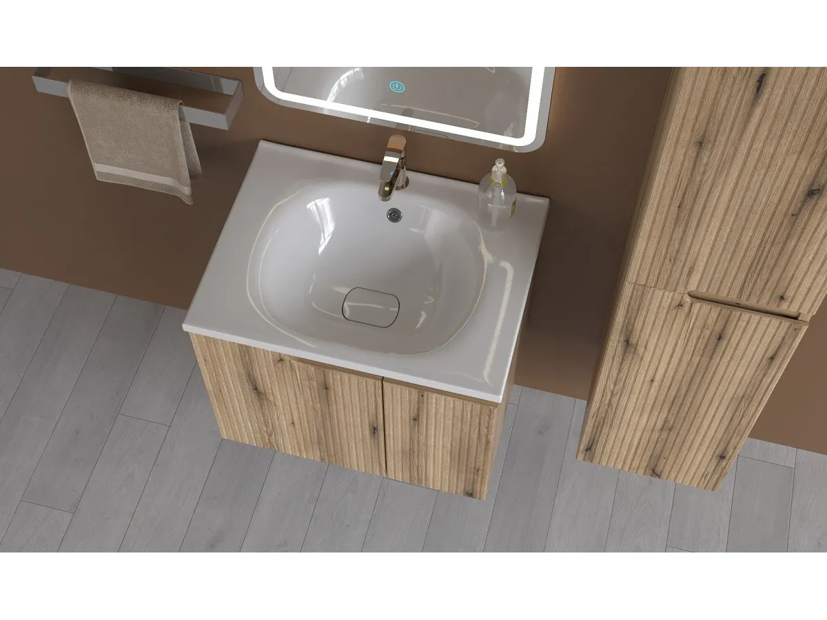 ORMARIC SA LAVABOOM EURIDIKA 75 HV P OAK 