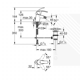 GROHE EUROSMART BIDE 32929002 