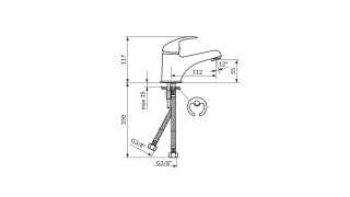 Rosan Perla Baterija Za Lavabo Jp301001 