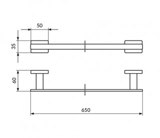 Rosan Quadro Drzac Peskira 60Cm - Jq901 