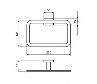 Rosan Quadro Drzac Peskira Prsten - Jq903 