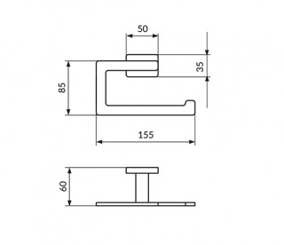 Rosan Quadro Drzac Toalet Papira - Jq909 