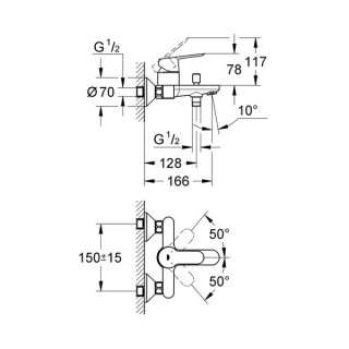 GROHE BAUEDGE KADA 23334000 