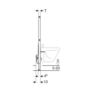 GEBERIT UGRADNI ELEMENT DUOFIKS ZA BIDE 111.516.00.1 