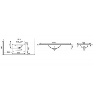 LAVABO TANKI LAVA 101CM 