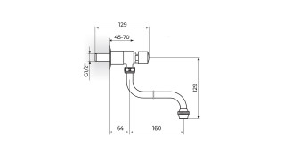 Rosan Zidni Ventil A75204 