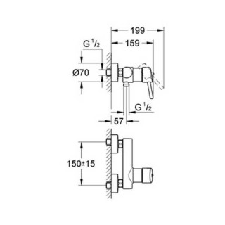 GROHE CONCETTO TUS 32210001 