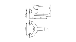 Rosan Cubo Zidna 200 Jc32120 