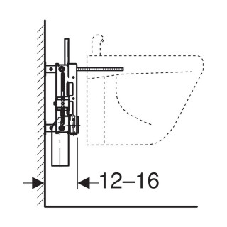 GEBERIT UGRADNI ELEMENT KOMBIFIX ZA BIDE 457.530.00.1 