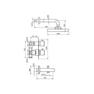 Rosan Thermo2 Ugradna Baterija Za Tus Kadu Jt31701 