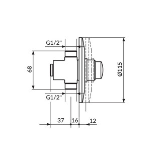 Rosan Uzidni Ventil Pisoar A76005 